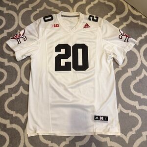 adidas Nebraska football jersey (Blackshirt alternate)